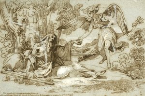 Elijah Awaits Death with Resignation by Giuseppe Bezzuoli
